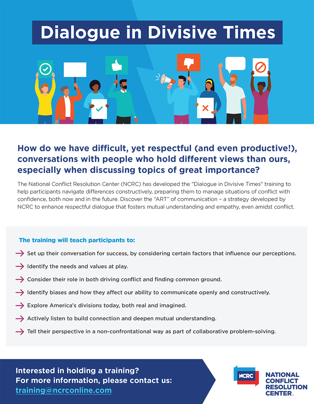 facilitated dialogue